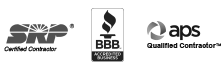 SRP, BBB, and APS Certified Contractors